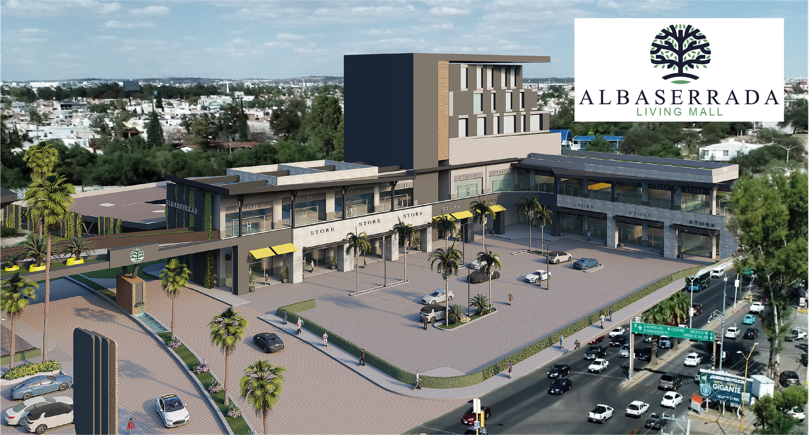 Albaserrada Living Mall Fachada